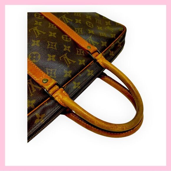 Louis Vuitton- Handbag Porte Documents Voyage Brown Monogram (Authentic) - Picture 3 of 8